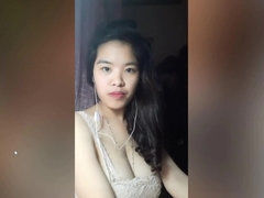 Brunette, Female, Fingering, Flashing, Flexible, Korean, Solo, Tits