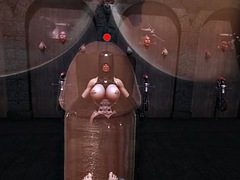 3 dimensionaal, Bondage discipline sadomasochisme, Grote lul, Grote mammen, Gebondenheid, Sperma shot, Hardcore, Tieten likken