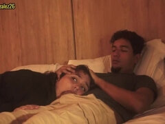 Sucer une bite, Rondelette, Faciale, Interracial, Pov