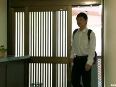 アジア人, 巨乳な, エロティック, 母乳, 自然山雀, オーガズム, 恥ずかしがりや, 生徒