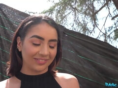 Outdoor sex with Latina guide Kitty Love