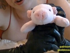 Leie, Schmuddelige sprache, Handschuhe, Milf, Herrin, Sklave, Toilette