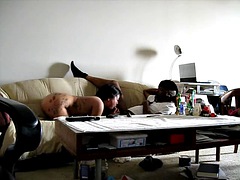 Asiatisch, Tussi, Grosser schwanz, Schwarz, Papi, Schwarz