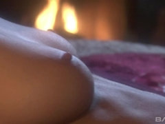 Braunhaarige, Kitzler, Piercing, Muschi