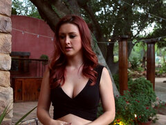 レズビアン, なめる, 下着, パンティ, 小柄, オマンコ, 赤毛, ティーン