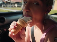 Negro, Rubia, Mamada, Polla, Estilo perrito, Pov, Adolescente, Tetas