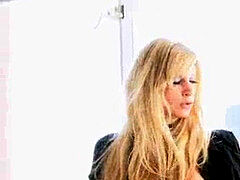 Brooke Banner Window wearing black