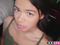 Sweet setpsis Kat Arina gets nailed
