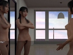 Aziatisch, Grote lul, Kwartet, Groep, Zoenen, Masseren, Natuurlijke tieten, Mager