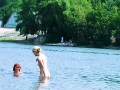 Playa, Rubia, Hd, Nudista, Al aire libre, Adolescente, Voyeur, Camara web