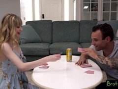 ブロンド, 兄弟, ハードコア, デカチンの, 小柄, ラフ, ガリガリ, フェラする