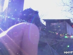 Amateur, Brunette brune, Ferme, Lingerie, Masturbation, Nylon