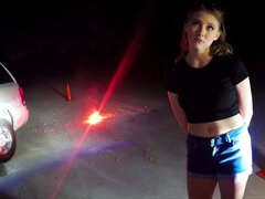 18, 素人, デカチン, 車, オマンコ, 現実, ヤリマン, オッパイの