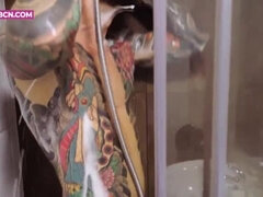 Grosse bite, Queue, Hard, Rugueux, Tatouage