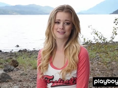 Lieveling, Strand, Blond, Schattig, Hd, Natuurlijke tieten, Klein, Mager