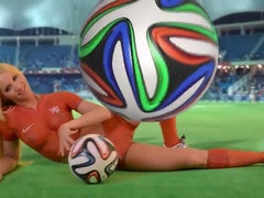 Lieveling, Grote mammen, Blond, Rondborstig, Compilatie, Softcore pornografie, Alleen, Tieten likken