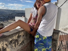 素人, 黒人, カップル, 中出し, 女, 旦那, アウトドア, 公共