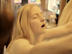 Anal, Blonde, En levrette, Hard, Hd, Femme au foyer, Interracial, Cuisine