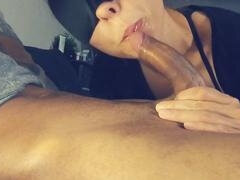 Amateur, Grosse bite, Noire, Sucer une bite, Éjaculer dans la bouche, Orgasme, Suçant