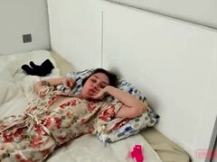 Big Titty Stepmom Takes a Sexy Snooze and Gets Creampied in My Bed