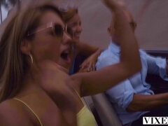 Rubia, Mamada, Ffm, Sexo duro, Coño, Montar, Trio