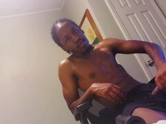 Big cock, Black, Cumshot, Dick, Masturbation, Solo