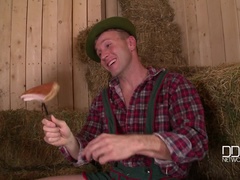 Чешки, Платье, Ноги, Пальцем, Француженки, Поцелуи, Лизание, Сиськи