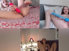 Blondine, Spiele, Hd, Lesbisch, Masturbation, Nippel, Solo, Ringkampf