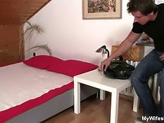 Oma, Masturbation, Reif, Mutti, Rotschopf, Strümpfe, Spielzeuge, Ehefrau
