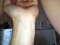 Russian MILF ride on cock and squirting