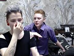 グループ, レズビアン, 淫乱熟女, 三人, ウェブカメラ