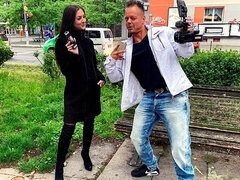 デカチン, 茶髪の, バック, ヒール, お金, 自然山雀, ストッキング, ティーン