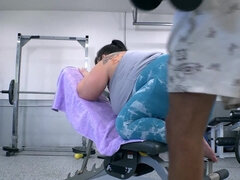 お尻, デカ尻, デカパイ, ぽちゃ, ジム, ハードコア, オナニー, オッパイの