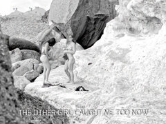 Beach Handjob: During My Exhib Trip I Find The Two Girls Flashed In The Parking Lot