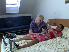 senior whore is picked up and plowed