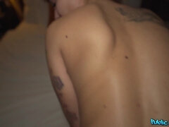 Amateur latina young lady with monstrous melons in POV sex clip