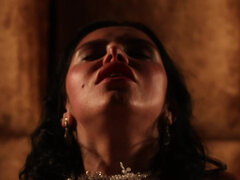 Américain, Noire, Mariée, Éjaculation interne, Robe, Talons, Interracial, Mature