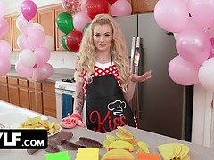 Impressive Blonde Slut Paris Hilton Shares With Us Her Secret Ingredient For Perfect Meal