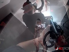 舞台裏, デカパイ, Hd, 息子, タトゥー, オッパイの