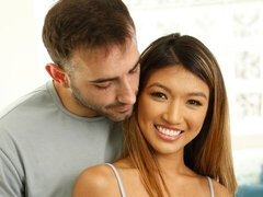 ベッドルーム, フェラチオ, 異人種間, なめる, 自然山雀, ガリガリ, ティーン, オッパイの