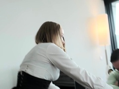 Enthousiasteling, Kont, Blond, Dominante vrouw, Fetisj, Masturbatie, Kut duiken, Voorbinddildo