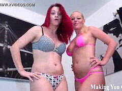 Fetish, strap dildo, female domination