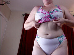 Bbw, Big ass, Bikini, Chubby, Glasses