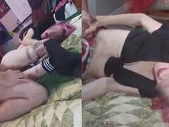 口内発射, 女, オーガズム, オマンコ, スカート, 靴下, 締まりの良い, ユニフォーム