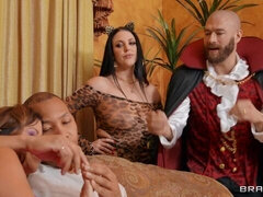 Grosser arsch, Grosser schwanz, Grosse titten, Schwarz, Blasen, Schwanz, Riesig, Milf