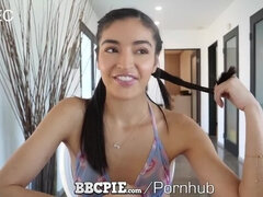 Black, Brunette, Creampie, Hardcore, Hd, Interracial, Petite, Tits