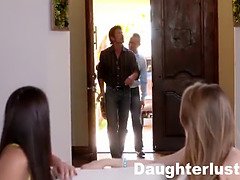 Stepdaughters Fuck Stepdads For Quick Cash