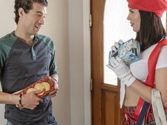 Большие сиськи, Минет, Брюнетки, Член, Ласковые ручки, Поцелуи, Милф, Сиськи