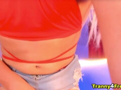 Leie, Schwanz, Hardcore, Wichsen, Masturbation, Transfrau, Solo, Netzkamera