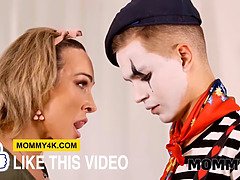 Oliver trunk & wild frida seduce and fuck stepdaughter's boyfriend with a facial